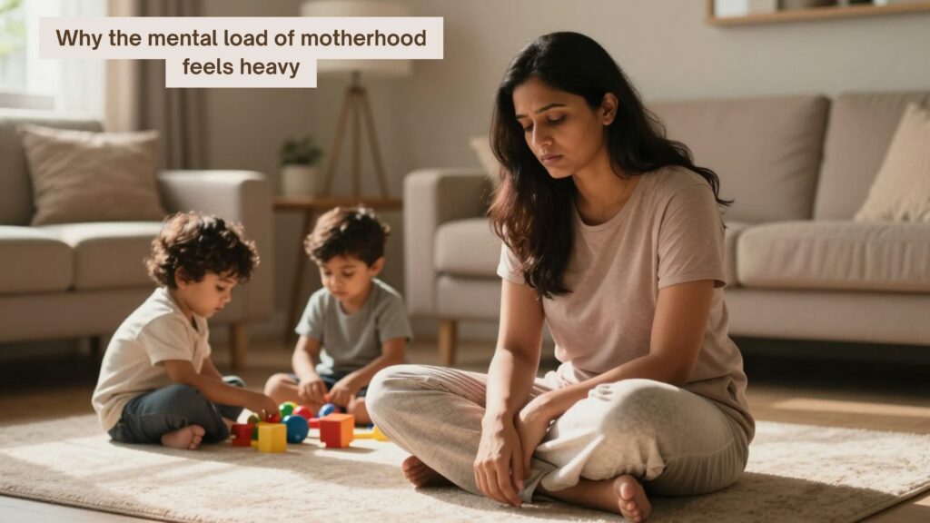 mother and toddlers cozy lifestyle photo scene (3)